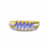 Marquise Cut Tanzanite in 14k Solid Gold Ring