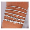 1-10 Carat Diamond Tennis Bracelet 14K Gold 4-Prong for Women