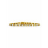 14K Gold Diamond Bracelet, Baguette Cut and Round Cut Diamond Bracelet