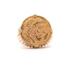 14K Gold Intaglio Zeus Coin Ribbed Band Signet Mens Ring