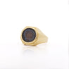 18K Gold Early Christian Roman Biblical Coin Men's Ring