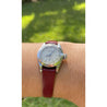 1950's Rolex Oyster Speedking Precision Watch in Red Leather Strap