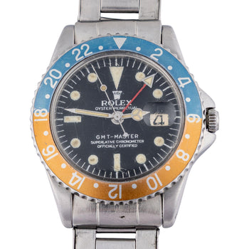 1964 Rolex GMT-Master 1675 Pepsi Gilt Chapter Ring Dial PCG Unpolished Box/Paper – Assay Jewelers