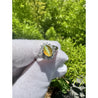 1.04 Carat Green Chrysoberyl Cat's Eye and Diamond Platinum Art Deco Style Ring