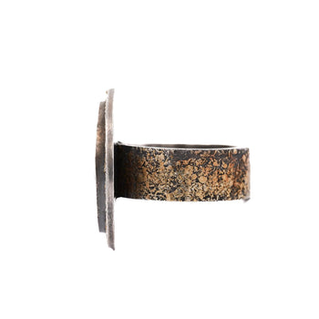 Bague sertie de pièce Justinien I de l’Empire byzantin antique en or 22K – Assay Jewelers