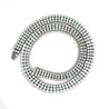 27 Carat Diamond and Emerald Flexible Choker Necklace in 18k White Gold