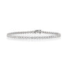 2.5 Carat Natural Diamond Tennis Bracelet in 18K White Gold