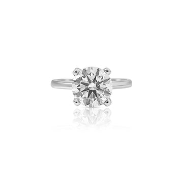 2.50 carat Round Cut Lab Grown Diamond solitaire Engagement Ring – Assay Jewelers