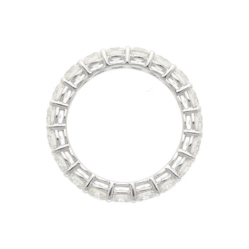 3 Carat Natural Diamond Wedding Band Ring in 18K White Gold – Assay Jewelers