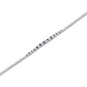 3 Carat Sapphire & Diamond Graduated Tennis Bracelet