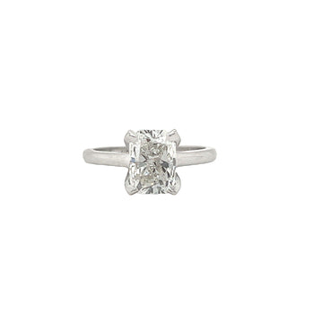 3 carat, G, VS2, IGI Certified Elongated Cushion Lab Diamond Ring – Assay Jewelers