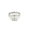 3.07 Carat Emerald Cut F/VS1 Lab Grown Diamond Engagement Ring