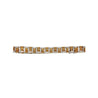 3.22 Carat TW Fancy Brown and White Diamonds in Patterned 18K White and Yellow Gold Bracelet | 7 inches