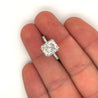 4.15 Carat Elongated Radiant Cut Lab Grown Diamond Ring | IGI Certified G/VS1