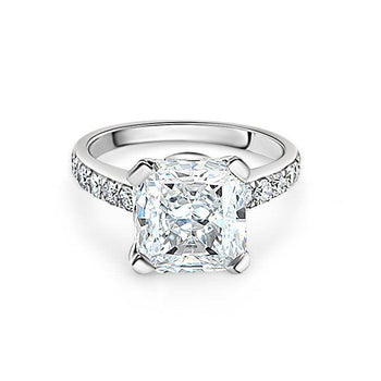 4.25 Carat Cushion Cut H/SI1 Lab grown Diamond Ring – Assay Jewelers