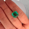 AGL Cert. 4.45 Carat Vivid Green Colombian Emerald Ring in 18K Gold