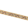 Art Deco 14K Gold Ruby and Diamond Bracelet Link Bracelet