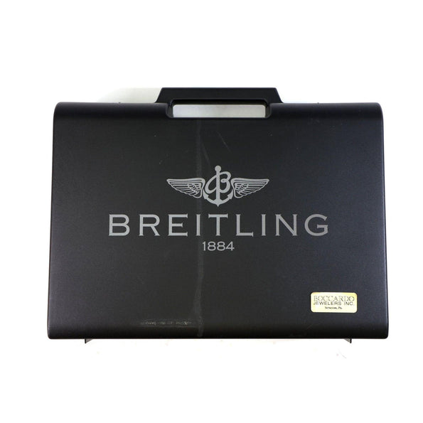 Breitling Emergency E56321 Titanium Black Dial Quartz Transmitter Watch Full Set