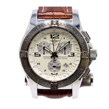 Breitling Emergency Mission A73321 Stainless Steel Silver Dial Quartz Watch – Assay Jewelers