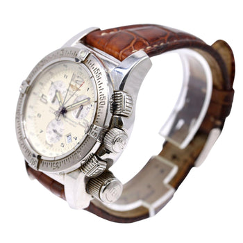 Breitling Emergency Mission A73321 Stainless Steel Silver Dial Quartz Watch – Assay Jewelers