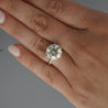 CGL Certified 6.3 Carat I/VS2 Round Diamond 14K White Gold Solitaire Engagement