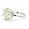 CGL Certified 6.3 Carat I/VS2 Round Diamond 14K White Gold Solitaire Engagement