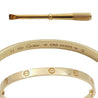 Cartier Love Bracelet in Yellow Gold, Size 21, with Original Cartier Box / Screw Tool