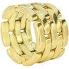 Cartier "Maillon" Panthere 5 Reihen 18K Gelbgold Ring