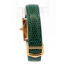 Cartier Must de Tank ref. 2415 Watch On Green/Black Leather With Box & Papers