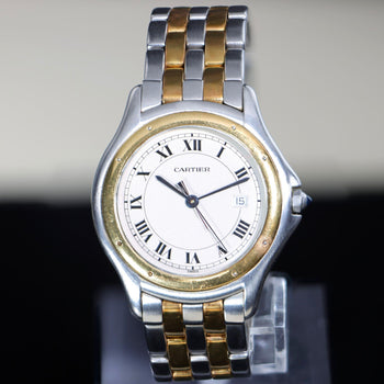 Cartier Panthère Cougar 187904 33mm Two-Tone 18K Circa 1990 Watch – Assay Jewelers