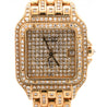 Cartier Panthere Large 27mm Diamond Dial 18K Gold Watch