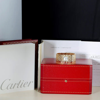 Cartier Panthère Ruban WG3009TA Factory Diamond 18K Gold Full Set Watch – Assay Jewelers