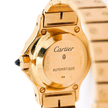 Cartier Santos Automatic 18K Gold 25mm Dial 60045 Ladies Watch – Assay Jewelers
