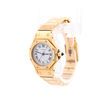 Cartier Santos Automatic 18K Gold 25mm Dial 60045 Ladies Watch – Assay Jewelers