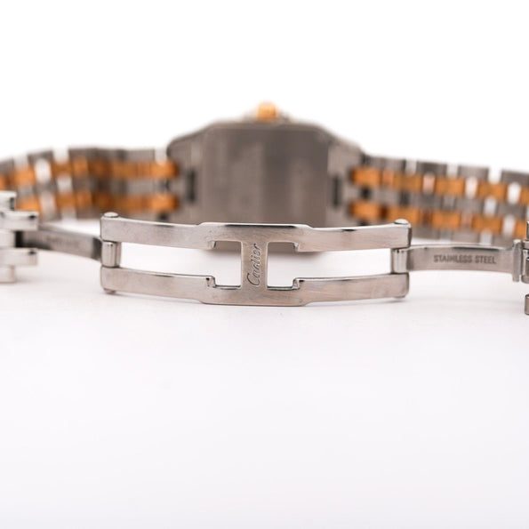 Cartier Santos Demoiselle 2698 Two-Tone Steel & 18K Gold Ladies Bracelet Watch