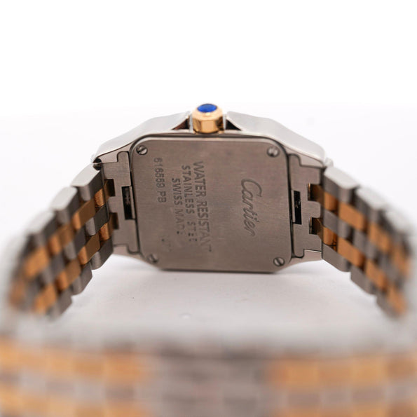 Cartier Santos Demoiselle 2698 Two-Tone Steel & 18K Gold Ladies Bracelet Watch