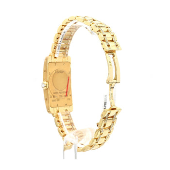 Cartier Tank 1710 Américaine Diamond Bezel Quartz 18K Gold Watch – Assay Jewelers
