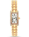 Cartier Tank Américaine Diamond Bezel Quartz 18K Gold Watch