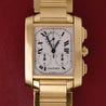 Cartier Tank Française 1830 Chronograph 18K Gold Watch