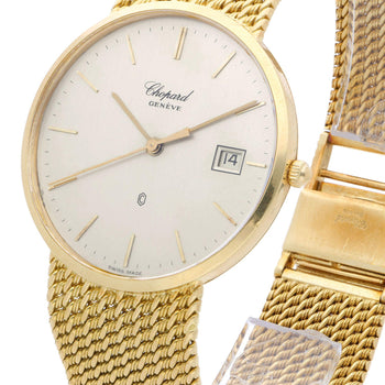 Chopard Classic 1094 Circa 1985 18K Yellow Gold Mesh Bracelet Watch – Assay Jewelers