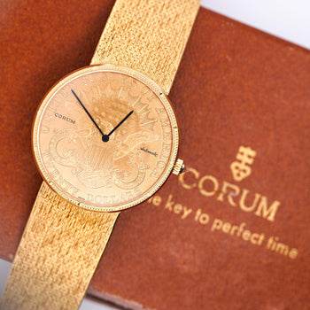 Corum 1895 US 20 Dollar Liberty Gold Coin 18K Yellow Gold 35mm Automatic Watch – Assay Jewelers