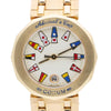 Corum Admiral's Cup Nautical Flag Dial 27mm Circa 1990 18K Yellow Gold Watch