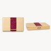 French Art Deco 20 Carat Burma Ruby & Diamond Invisible Set Platinum Hinged Box