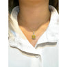 GIA Certified 1.05 Carat Fancy Yellow Diamond Pendant Necklace