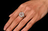 GIA Certified 1.69 Carat Radiant Cut Fancy Brownish Pink Diamond Engagement Ring