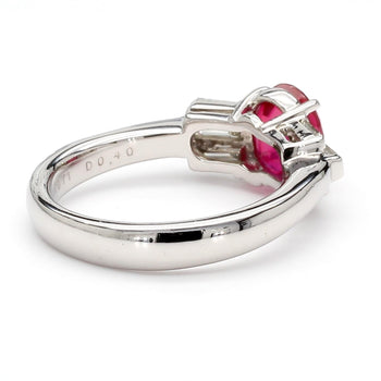 GIA Certified 2 Carat Pigeon Blood Burma Ruby Platinum Ring – Assay Jewelers