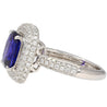 GIA Certified 3.25 Carat No Heat Color Change Blue Sapphire Ring