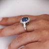 GIA Certified 5.35 Carat Cushion Cut Burma Sapphire Vintage Ring