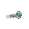 GIA Certified Brazilian Paraiba Tourmaline Cluster Ring