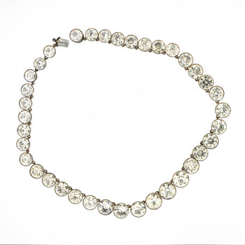 Hamilton and Inches Vintage Riviera Paste Necklace and Bracelet Set 1910s – Assay Jewelers